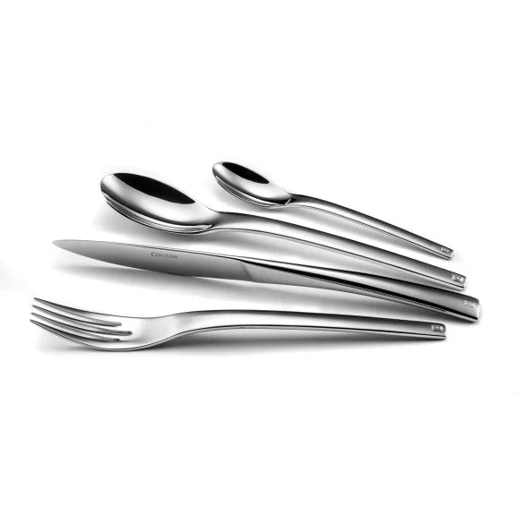 Couzon Neuvième Art Ménagère 86 pièces en coffre bois – service prestige inox 18/10