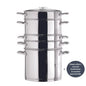 Elysée - Le Cuisinox set cuisson vapeur 6 pièces - Cuisinox