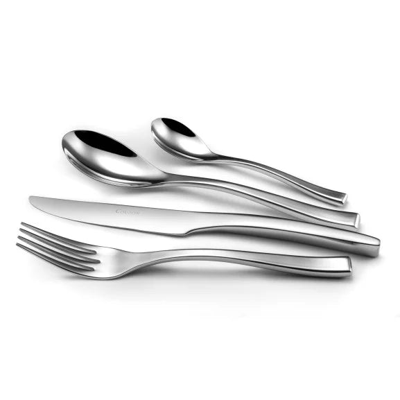 Couzon Steel Ménagère 50 pièces en coffre bois – acier inoxydable 18/10 forgé
