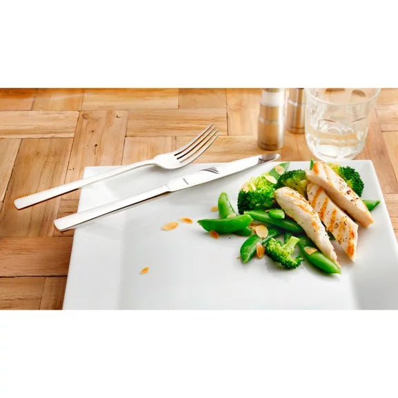 Ménagère 24 pièces Moderno - Couverts inox 18/10 design minimaliste contemporain - Amefa