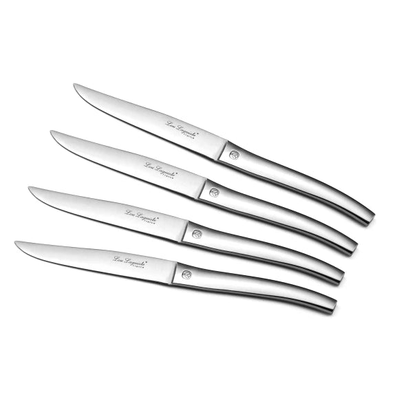 Coffret 4 couteaux steak Alphonse Miroir - Fabriqué à Thiers - Lou Laguiole