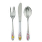 Coffret 3 couverts enfants Princess - Inox 18/10 décor princesse pour petites filles - Amefa