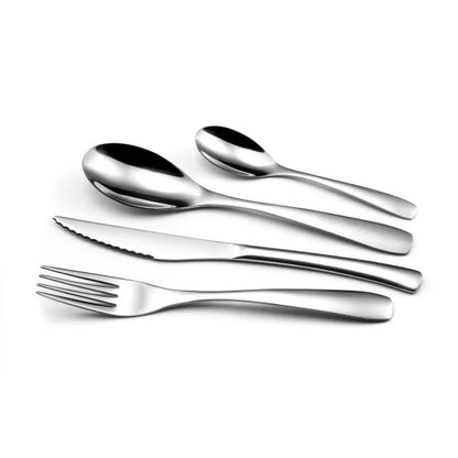 Ménagère 24 pièces Adagio - Couverts inox 18/10 design harmonieux et discret - Amefa