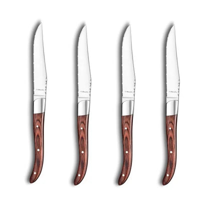 Coffret 4 couteaux steak Royal Steak - Acier coutellerie design classique - Amefa