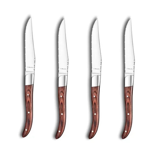 Coffret 4 couteaux steak Royal Steak - Acier coutellerie design classique - Amefa