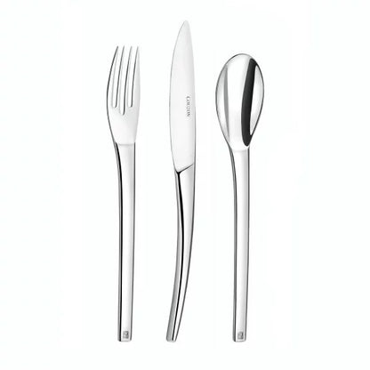 Couzon Neuvième Art Ménagère 86 pièces en coffre bois – service prestige inox 18/10
