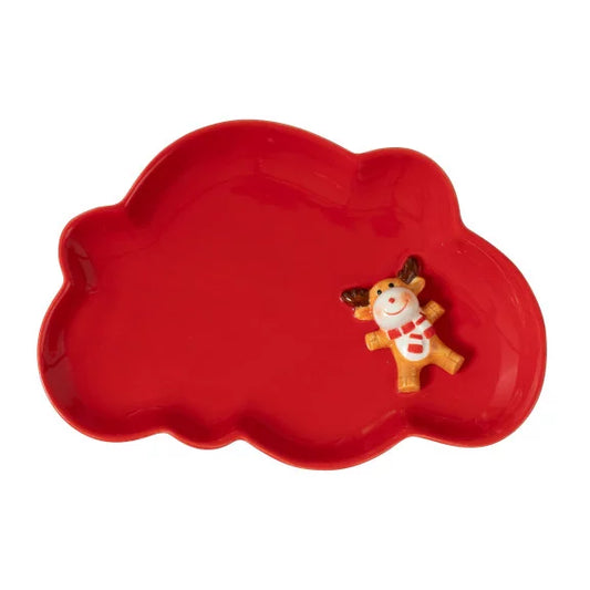Miam Cerf - Assiette plate enfant 19,7 cm - Médard de Noblat