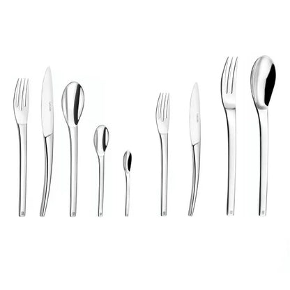 Couzon Neuvième Art Ménagère 86 pièces en coffre bois – service prestige inox 18/10