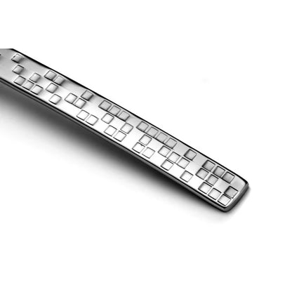 Couzon Pix'Elle Ménagère 24 pièces en coffret long – inox martelé 18/10