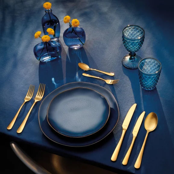 Vertigo Denim - Assiette dessert 21 cm - Médard de Noblat - photo 3