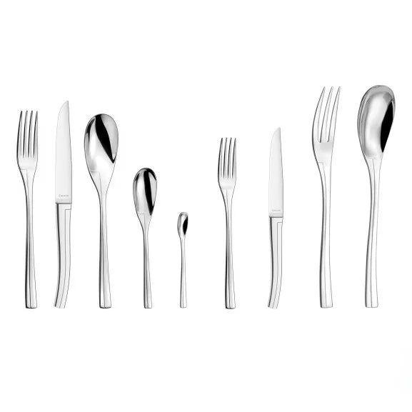 Couzon Persane Ménagère 86 pièces en coffre bois – service prestige inox 18/10