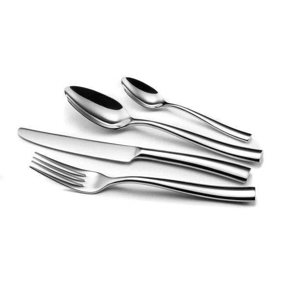 Couzon Silhouette Ménagère 86 pièces en coffre bois – service prestige inox 18/10 forgé