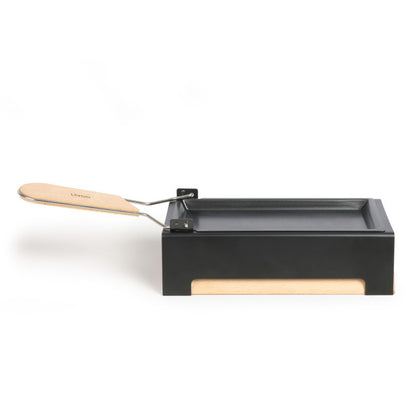Raclette à la bougie Livoo – beige et noir (réf. MEN395)