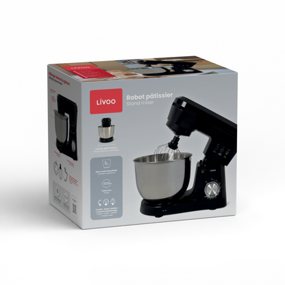 Robot pâtissier 5 L Livoo – noir