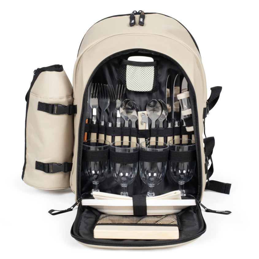 Sac à dos pique-nique 4 personnes Livoo – crème