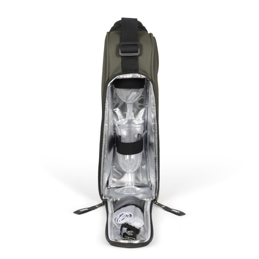 Sac apéritif 2 personnes Livoo – kaki et noir