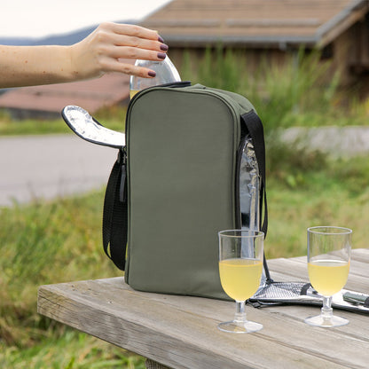 Sac apéritif 2 personnes Livoo – kaki et noir
