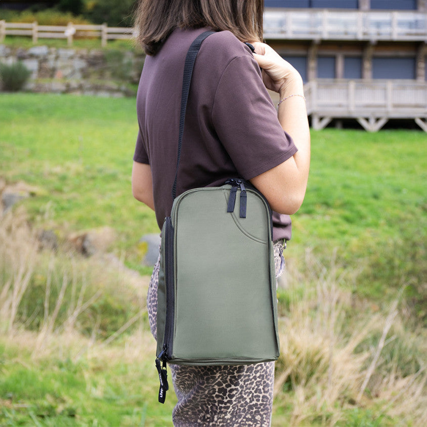 Sac apéritif 2 personnes Livoo – kaki et noir