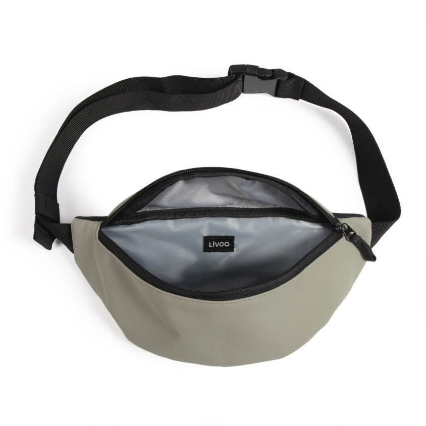 Sac banane urbain Livoo – vert et gris