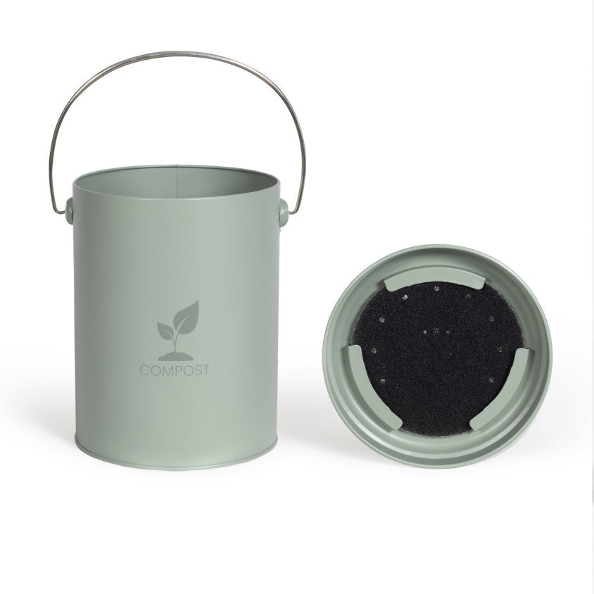 Seau à compost de cuisine 6 L Livoo – vert