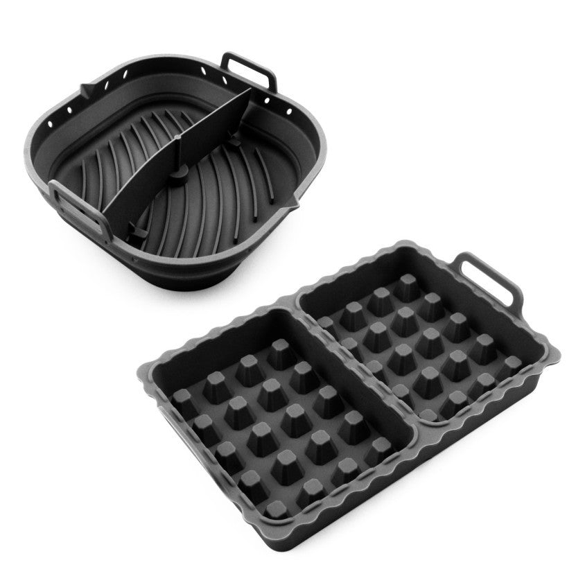 Set 2 moules en silicone Livoo – noir (réf. MEN441N)