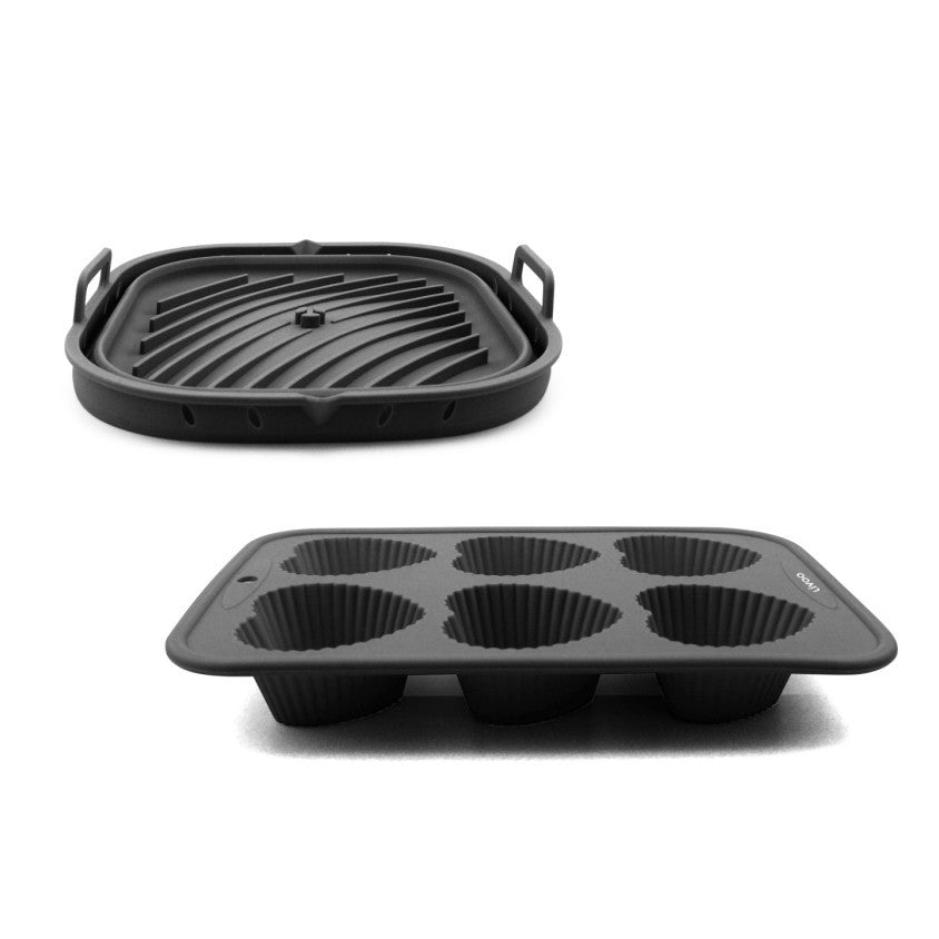 Set 2 moules en silicone Livoo – noir (réf. MEN442N)