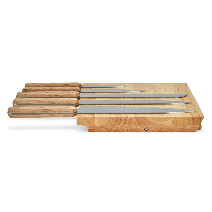 Set de 5 couteaux et support magnétique Livoo