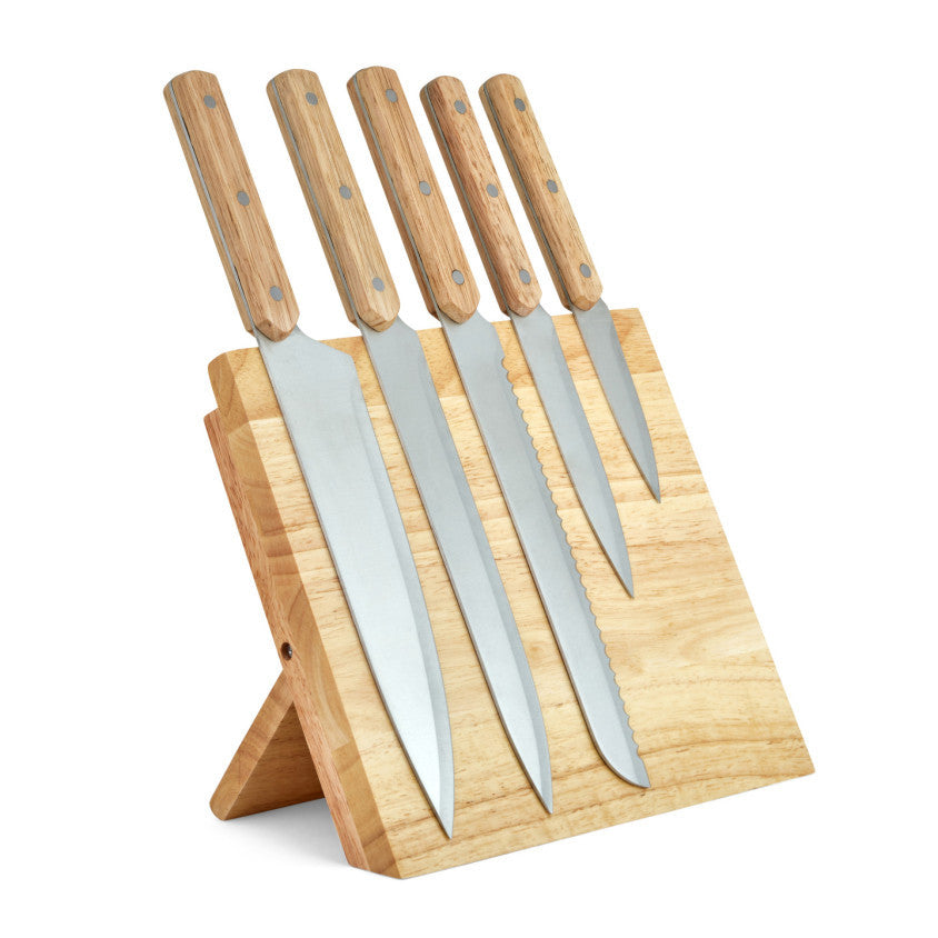 Set de 5 couteaux et support magnétique Livoo