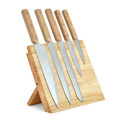 Set de 5 couteaux et support magnétique Livoo