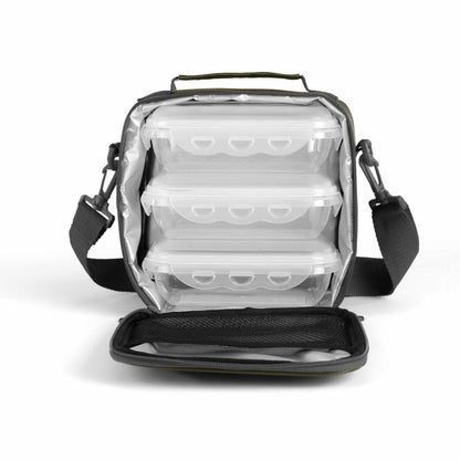 Set sacoche lunch box Livoo – vert et noir