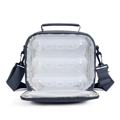 Set sacoche lunch box Livoo – gris