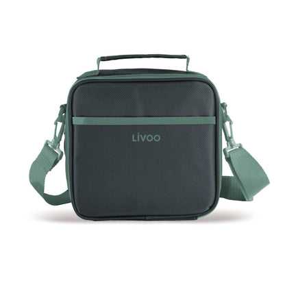 Set sacoche lunch box Livoo – gris et vert