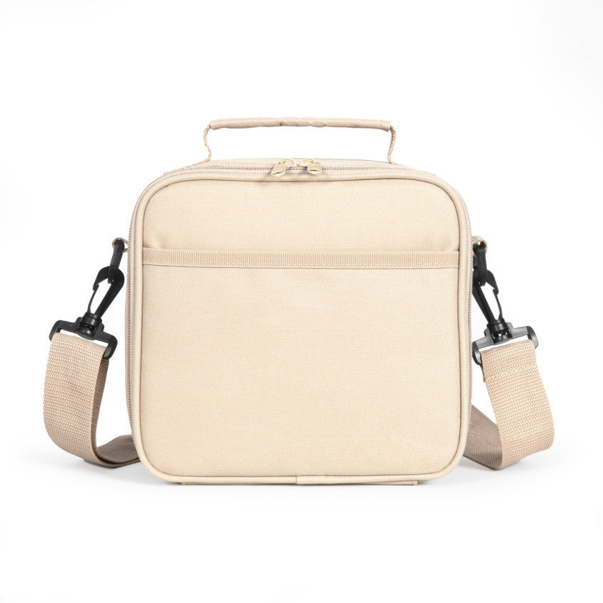 Set sacoche lunch box Livoo – crème et noir