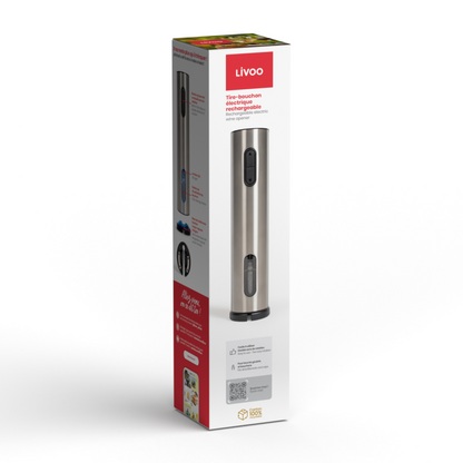 Tire-bouchon électrique rechargeable Livoo